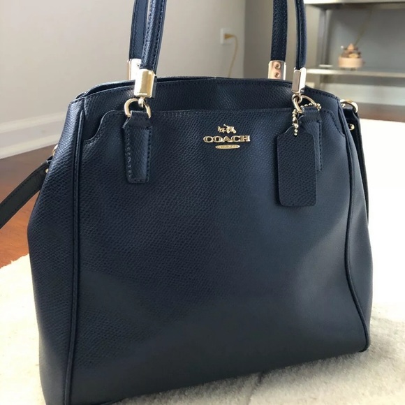 coach navy crossbody